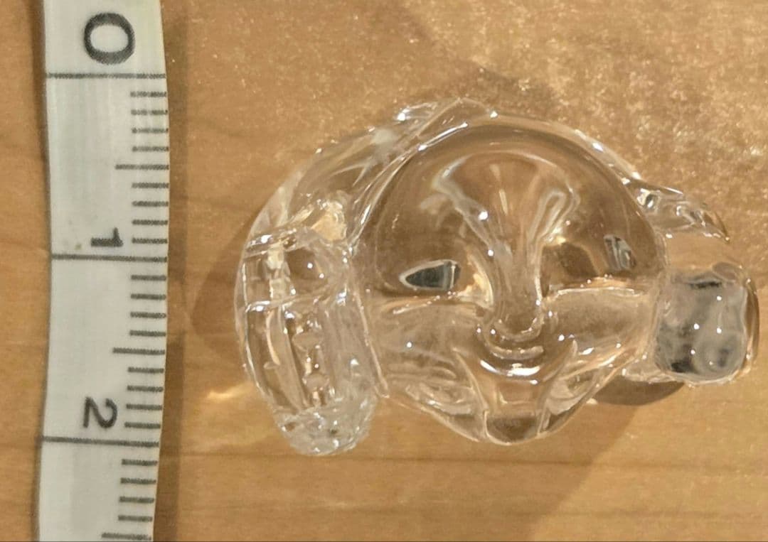 ​希少【愛光堂 刻印入】天然水晶 招き猫 ／自由が丘の名店購入 本物