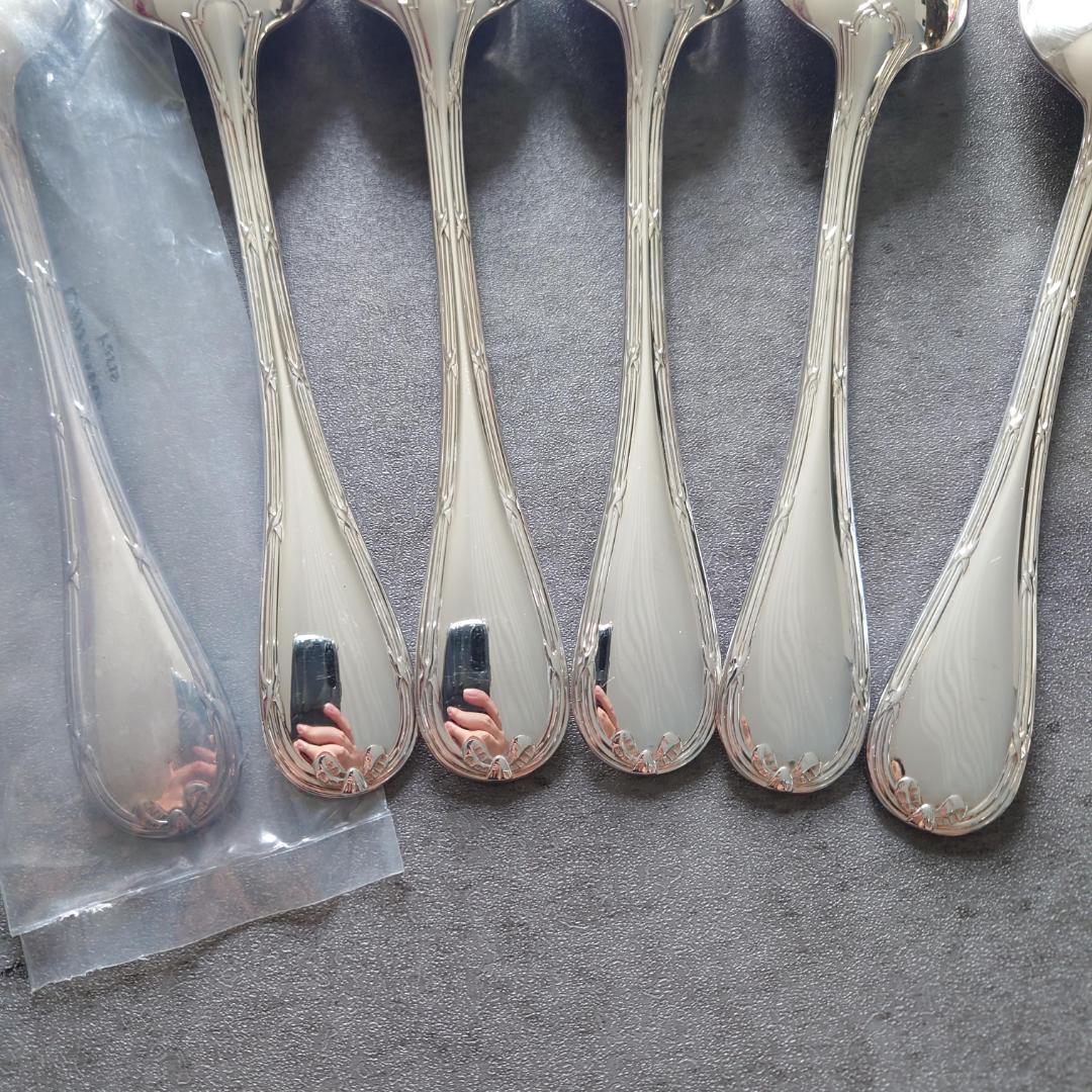 美品 クリストフル リュバン スタンダードスプーン 未開封含む 6点
