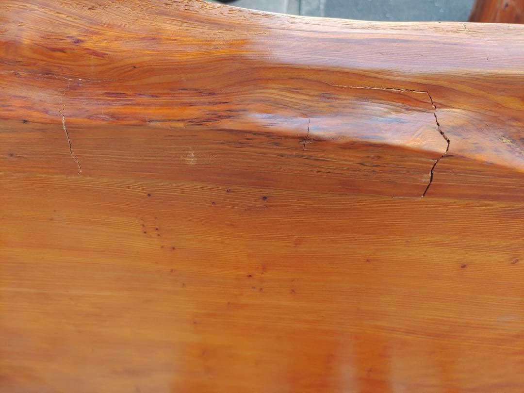 屋久杉 一枚板 極上木目 天然木総無垢 良質木目 座卓 ローテーブル 座敷机