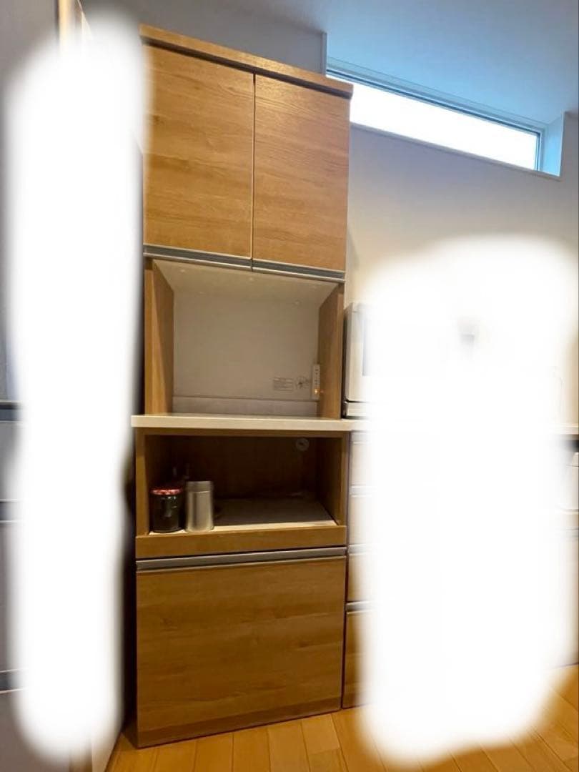 ニトリ木製レンジボード　リガーレ　ナチュラルカラー