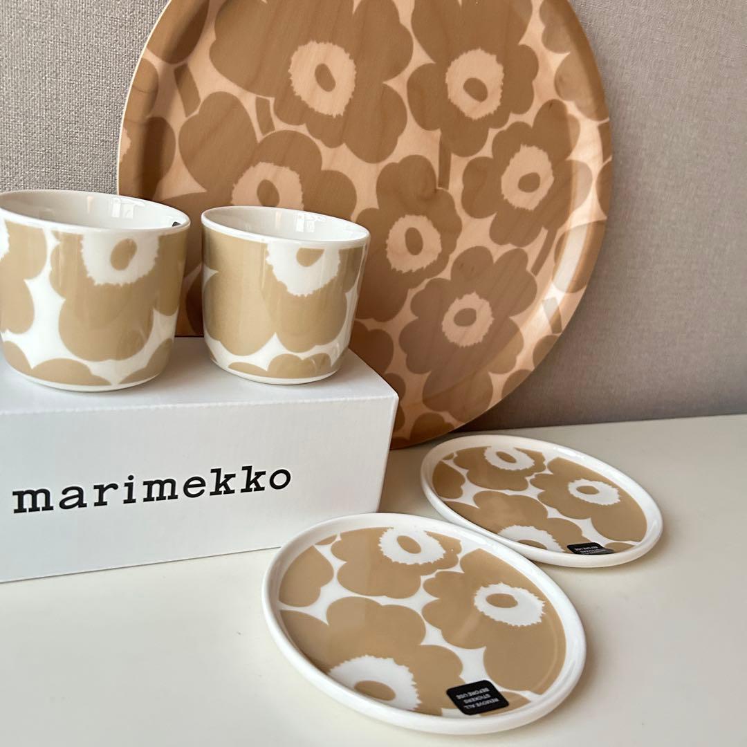 marimekko マリメッコ　UNIKKOベージュ　5点　新品送料込