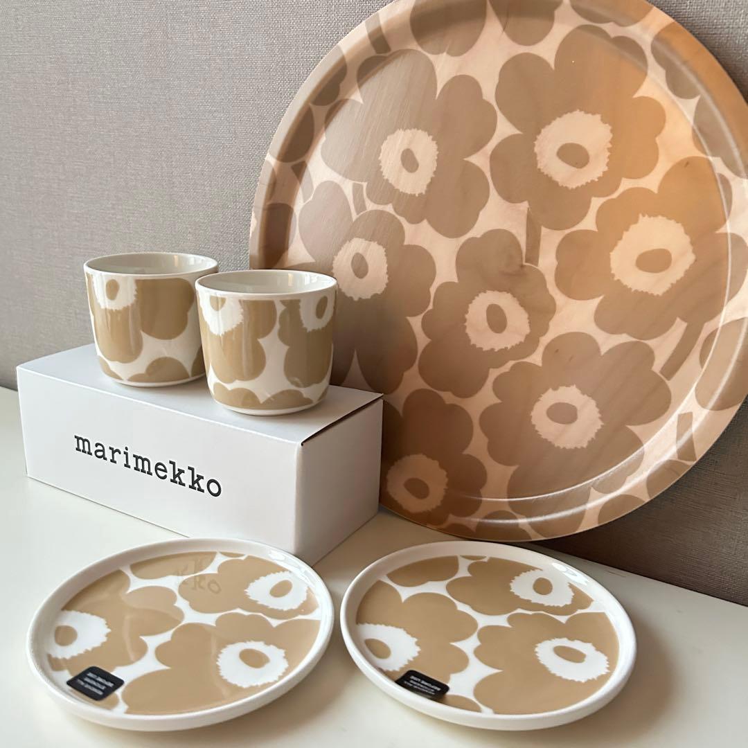 marimekko マリメッコ　UNIKKOベージュ　5点　新品送料込