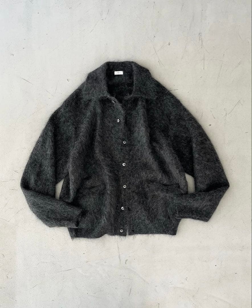 トップス crepuscule Mohair polo cardigan
