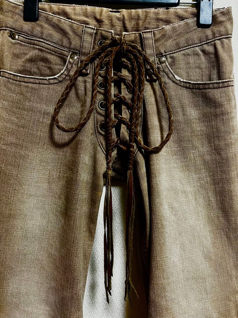 ifsixwasnine イフシックスワズナイン スーパーベルボトム 茶色