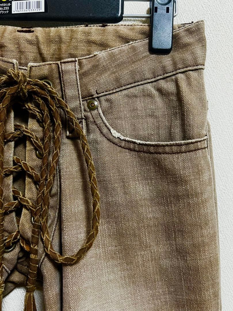 ifsixwasnine イフシックスワズナイン スーパーベルボトム 茶色