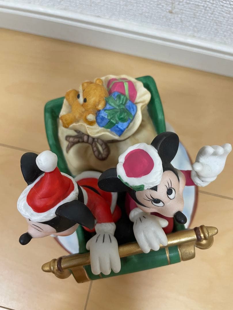 ディズニー ミッキー ミニー クリスマス　オルゴール　Disney