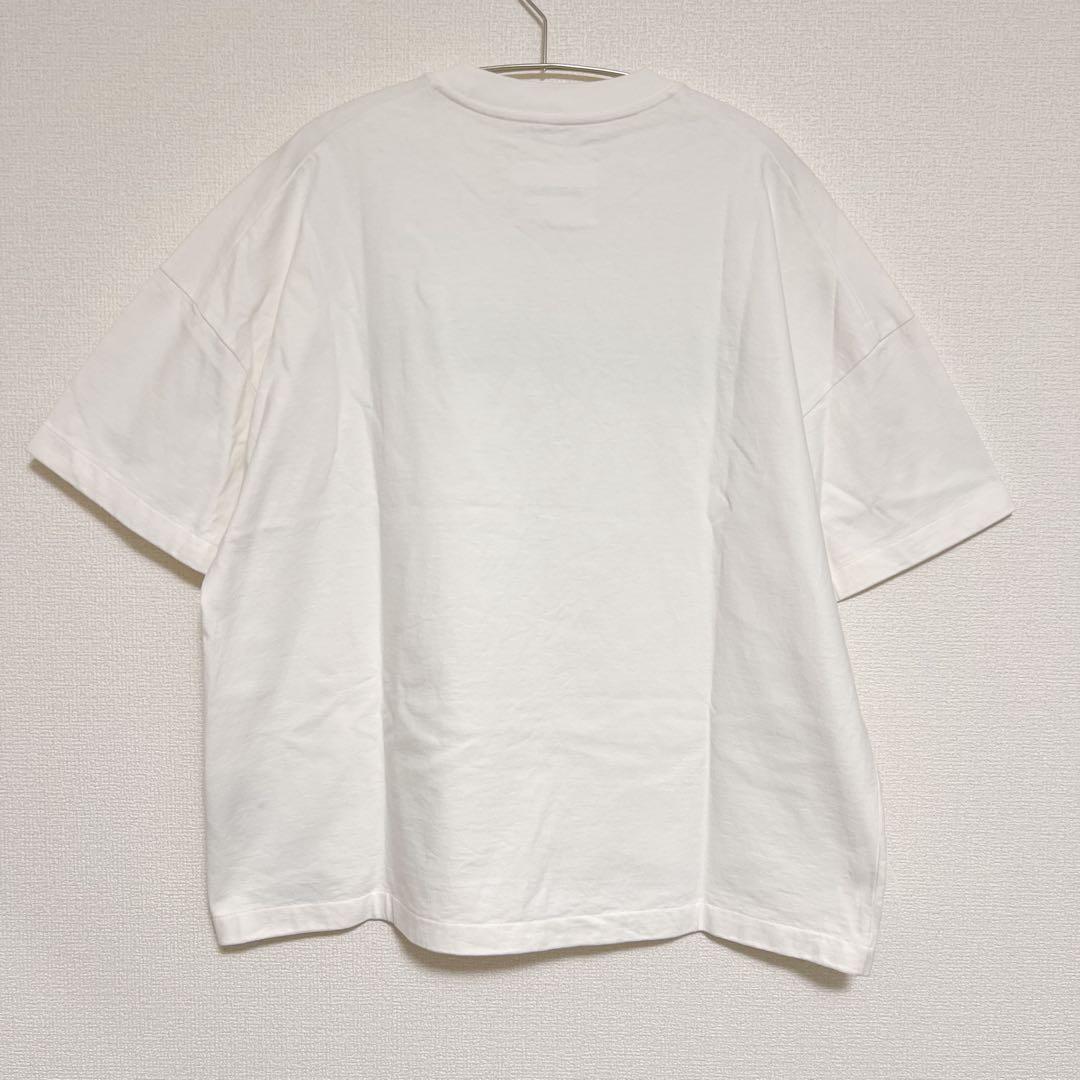 JIL SANDER ジルサンダー　半袖　Tシャツ　ホワイト　ロゴ