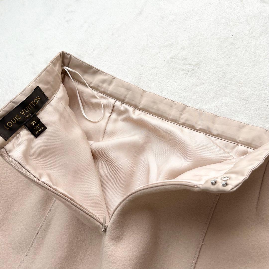 ルイヴィトン マーメイド シルク混 スカート 38 ハンガー付