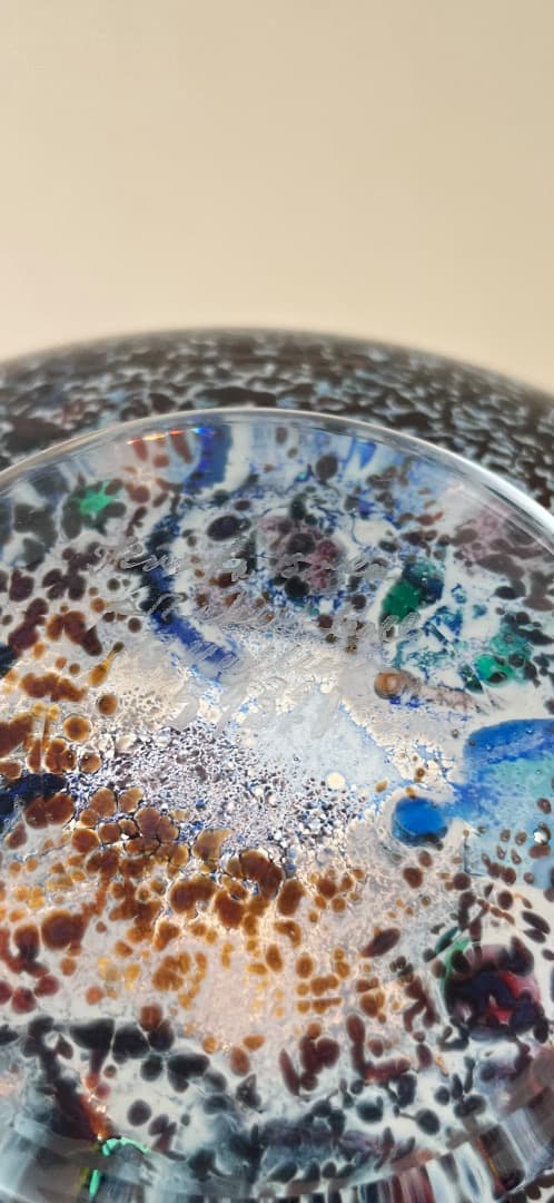 コスタボダ　ガラスボウル　METEOR流星　バーティル・ヴァリーン　アートガラス