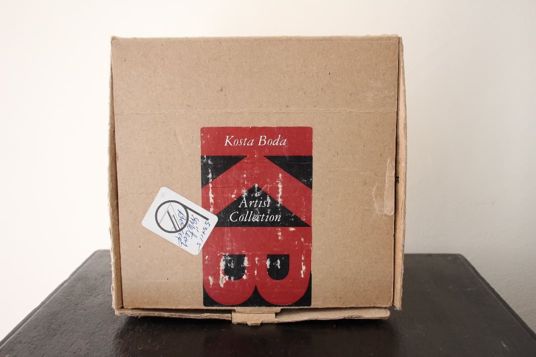 コスタボダ　ガラスボウル　METEOR流星　バーティル・ヴァリーン　アートガラス