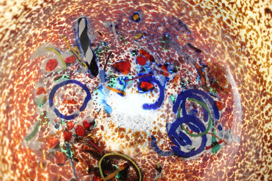 コスタボダ　ガラスボウル　METEOR流星　バーティル・ヴァリーン　アートガラス