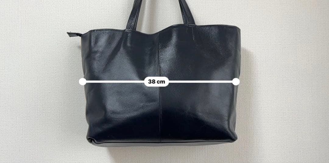 UNITED ARROWS トートバッグ ネイビー（限りなく黒に近い）