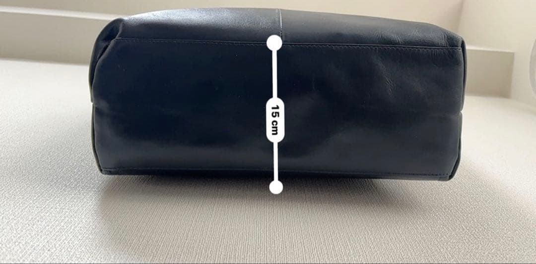 UNITED ARROWS トートバッグ ネイビー（限りなく黒に近い）