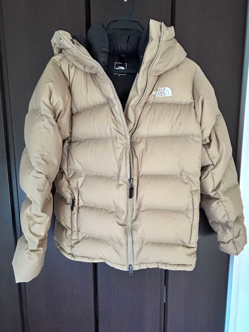 THE NORTH FACE ベージュ ビレイヤーパーカー ダウンジャケット S