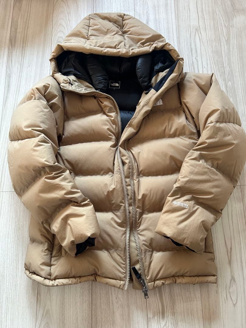 THE NORTH FACE ベージュ ビレイヤーパーカー ダウンジャケット S