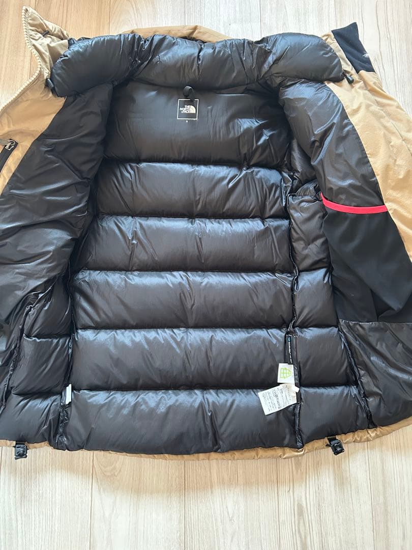 THE NORTH FACE ベージュ ビレイヤーパーカー ダウンジャケット S