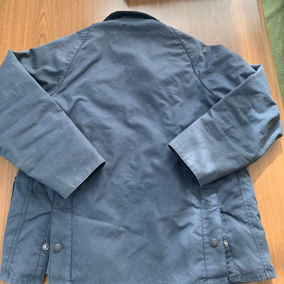 ニ*ー様 Barbour ビデイルレディースS ネイビー英国製Kids L(10