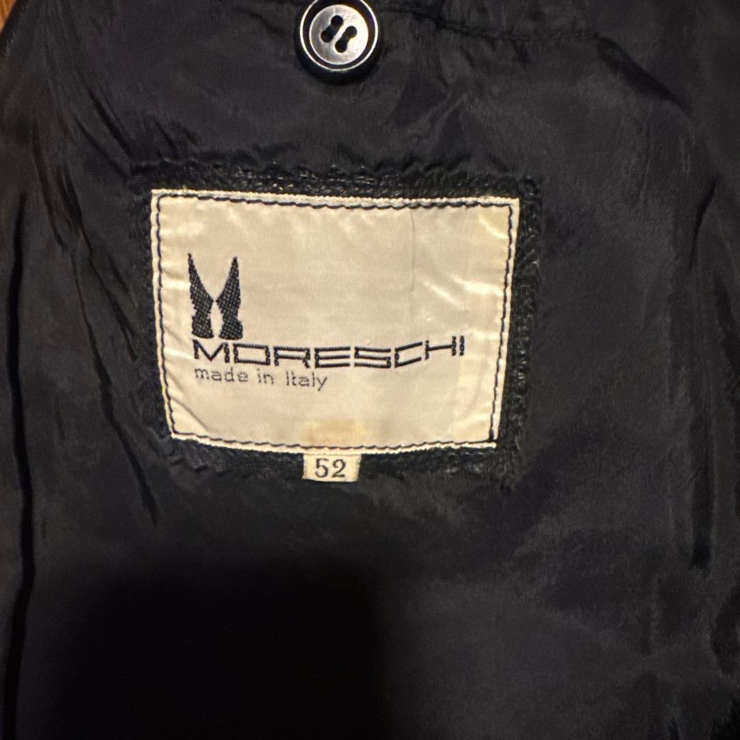 ブラックレザージャケット　vintage Italy製　イタリア製