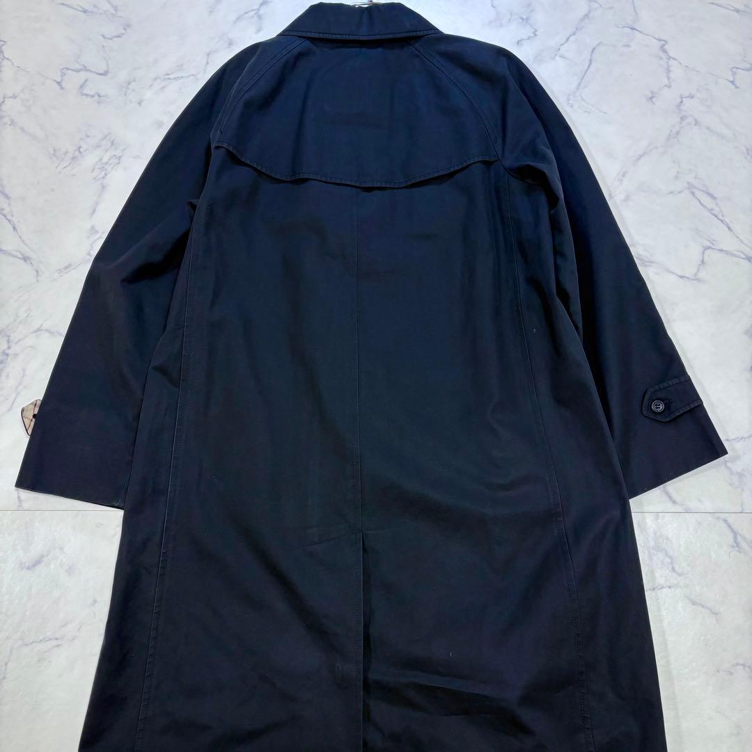 美品 BURBERRY LONDON ステンカラーコート ノバチェック L相当