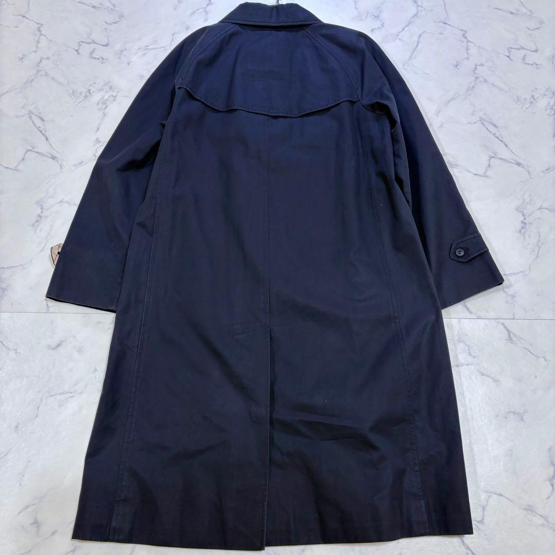 美品 BURBERRY LONDON ステンカラーコート ノバチェック L相当