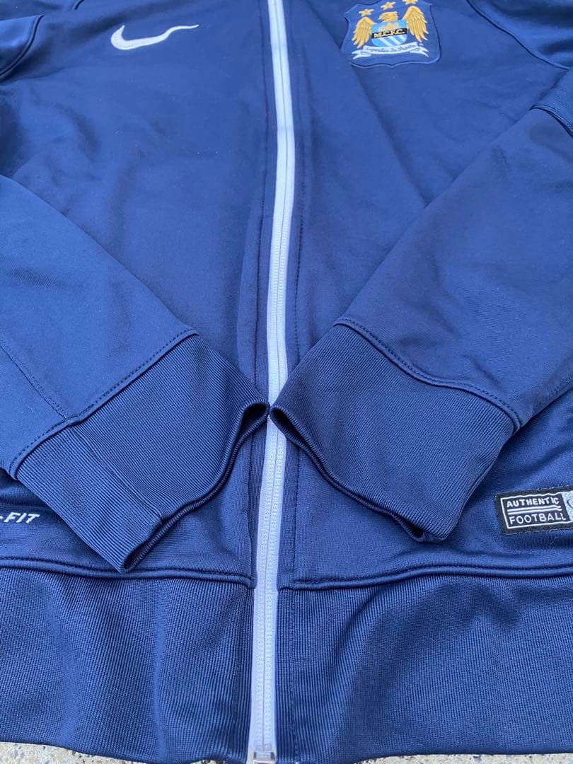 【美品】Nike×マンチェスターシティ　トラックジャケット/ジャージ/ナイキ L