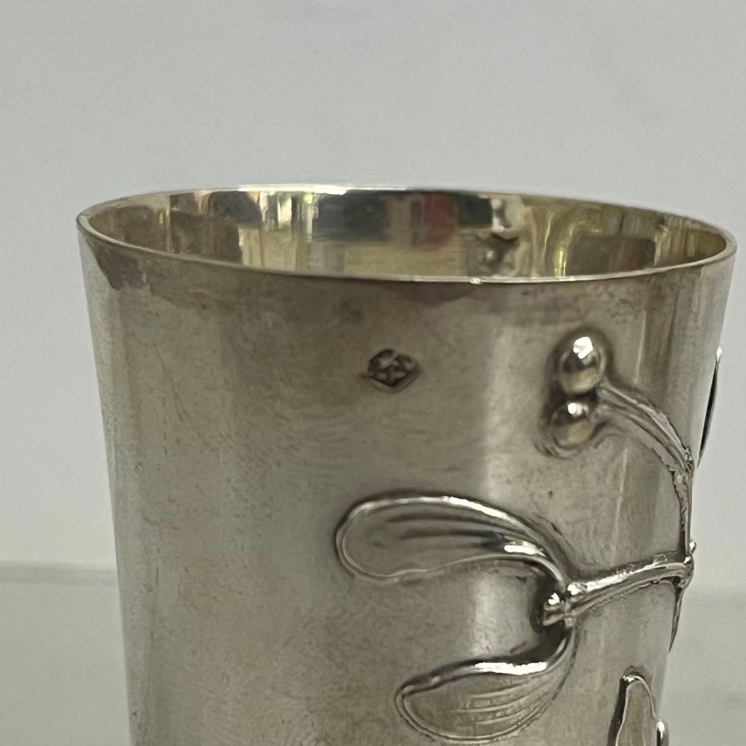 フランス　パリ　アンティーク　シルバー　銀製　リキュールカップ