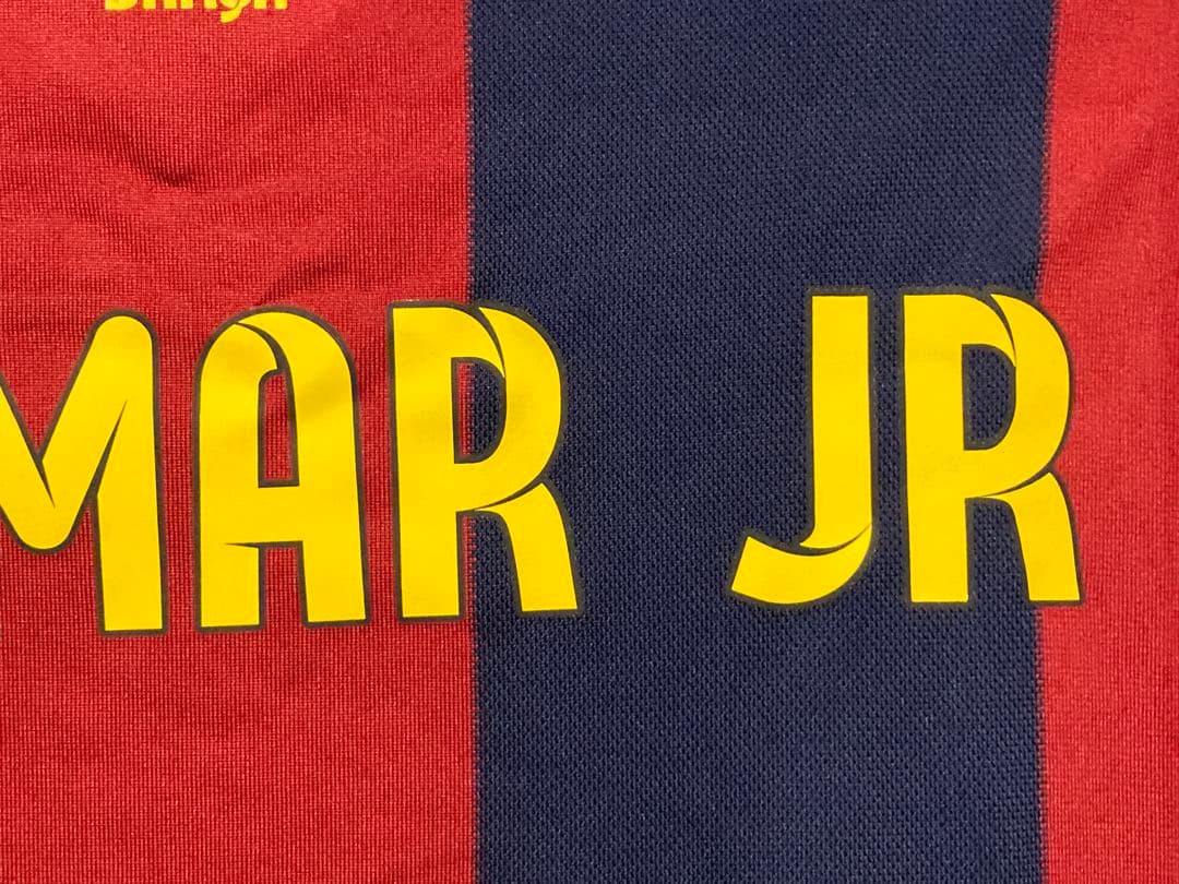 【正規品】ネイマール　バルセロナ　14/15ホームレプリカ長袖　三冠