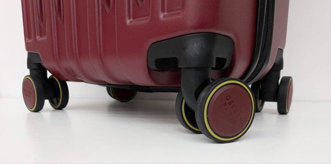 DELSEY デルセー アクセレイト スーツケース 2個セット ワインレッド