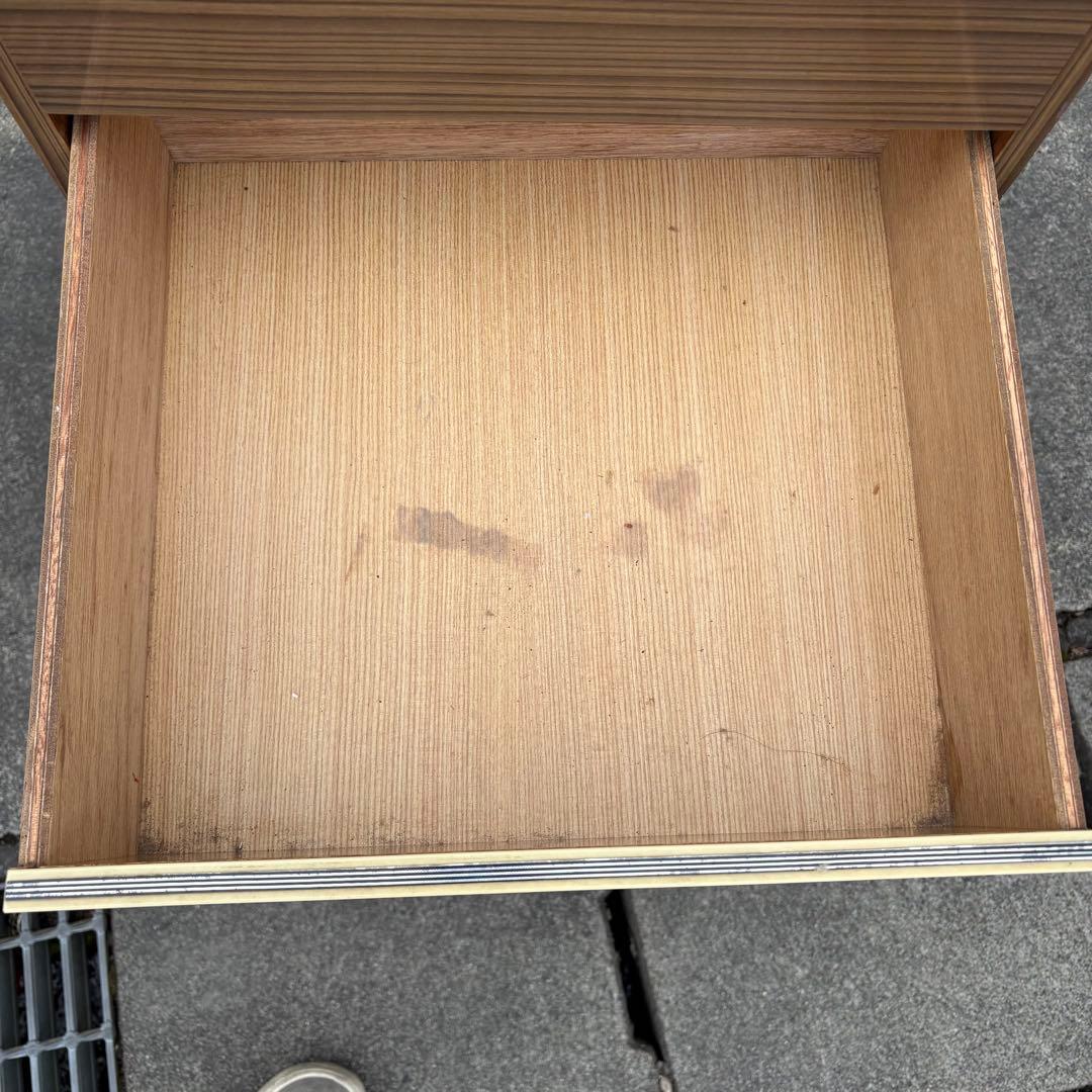 昭和レトロ 6段チェスト 木目調 タンス 引き出し収納 レトロ家具 古家具古道具