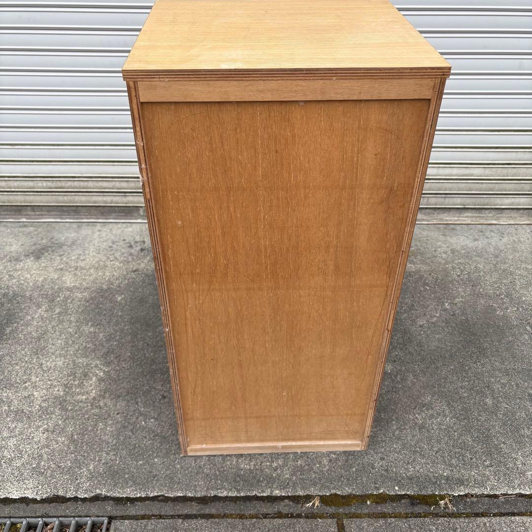 昭和レトロ 6段チェスト 木目調 タンス 引き出し収納 レトロ家具 古家具古道具