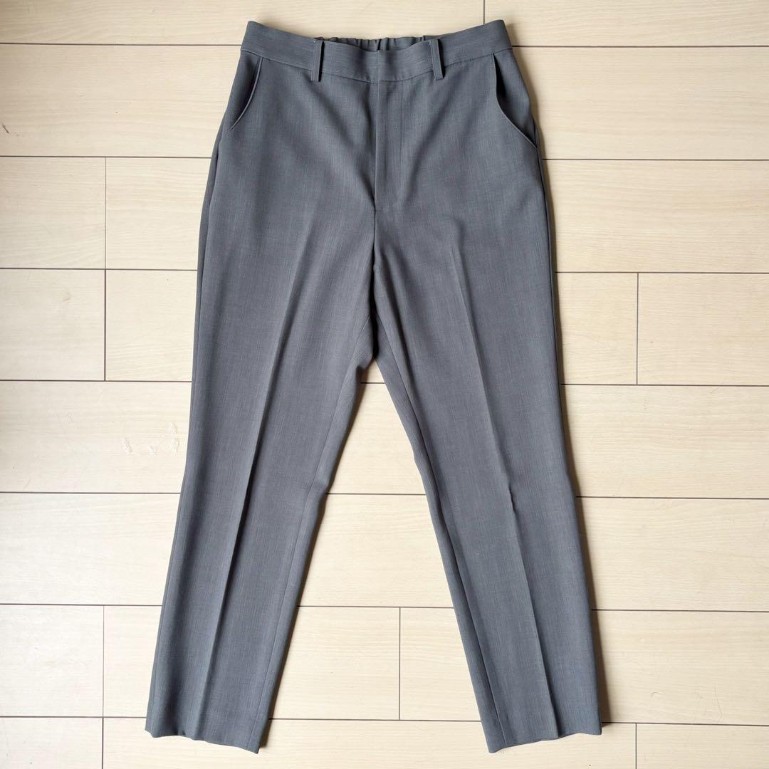 美品　ソージュ　SOEJU ウールライクノーカラージャケット パンツ スーツ