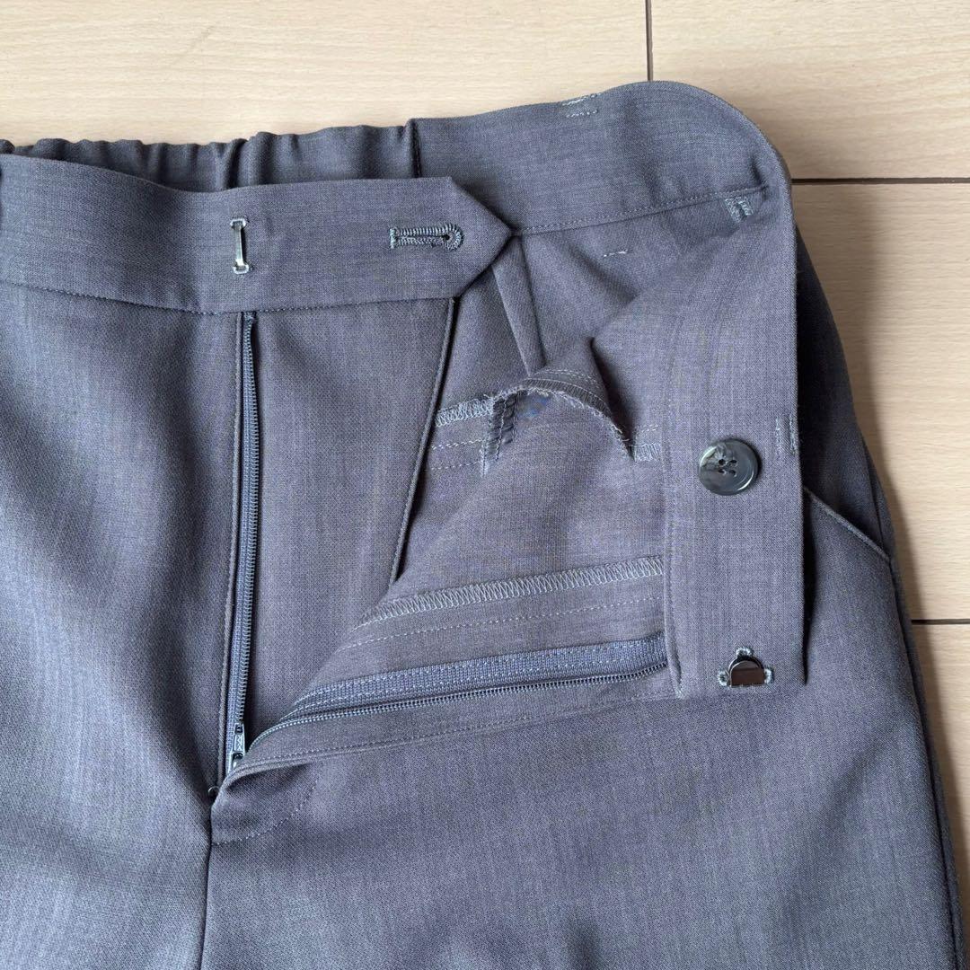 美品　ソージュ　SOEJU ウールライクノーカラージャケット パンツ スーツ