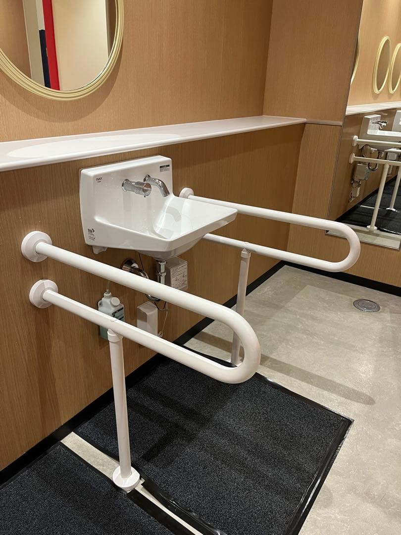 ▽INAX/LIXIL トイレ・洗面所用手すり(壁固定式)