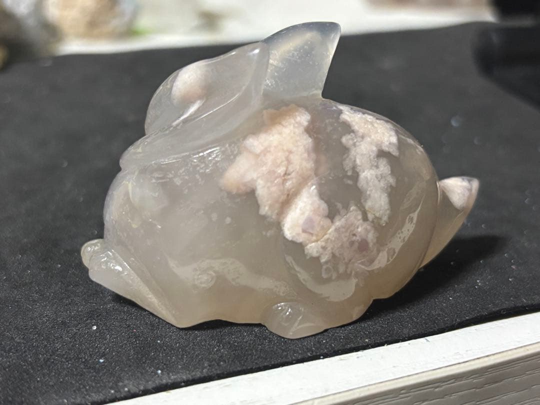 桜瑪瑙のうさぎさん