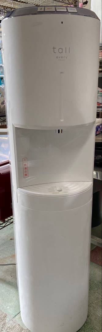 【Y…】【浄水器★美品★】エブリィフレシャス　tall ホワイト　スタンド