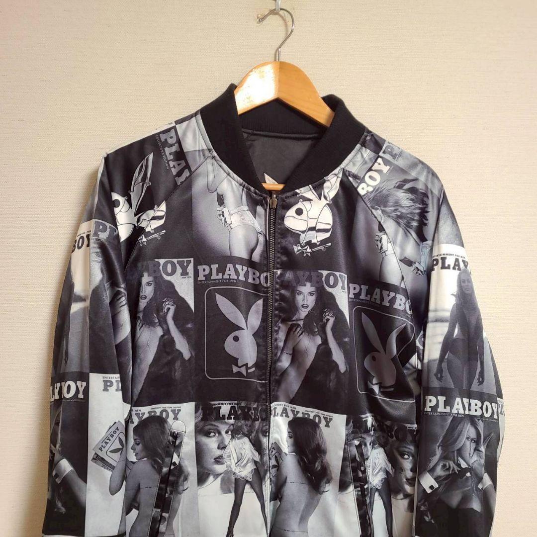 PLAYBOY × GALLIS ADDICTION リバーシブル スカジャン