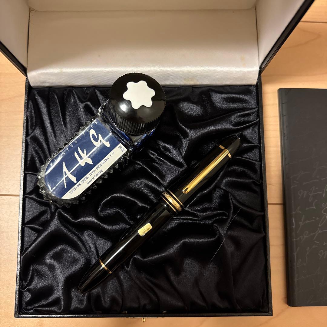 モンブランMont Blanc マイスターシュティック　149 F　白帯　18k
