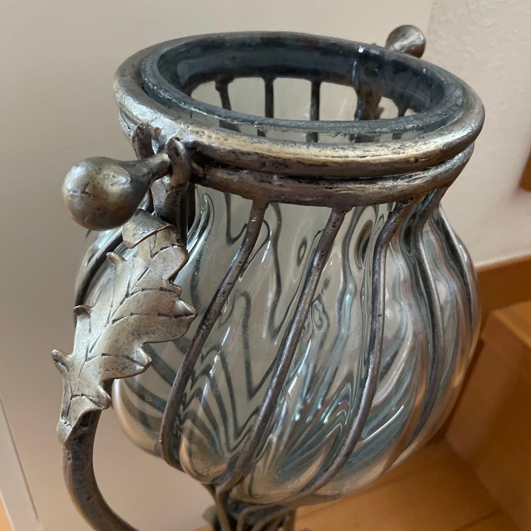 葉山家具　葉山ガーデン　ツイストデザイン フラワーベース　花瓶　オブジェ