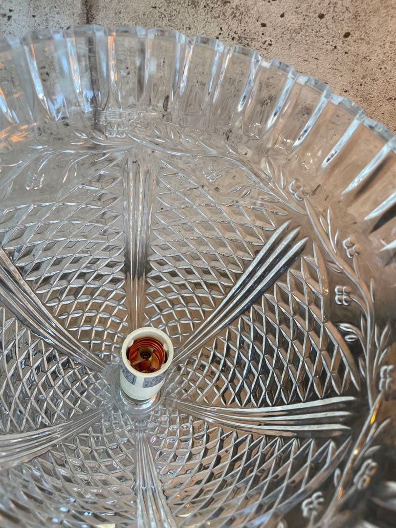 ガラスランプ　インテリア　照明　スタンド　置物