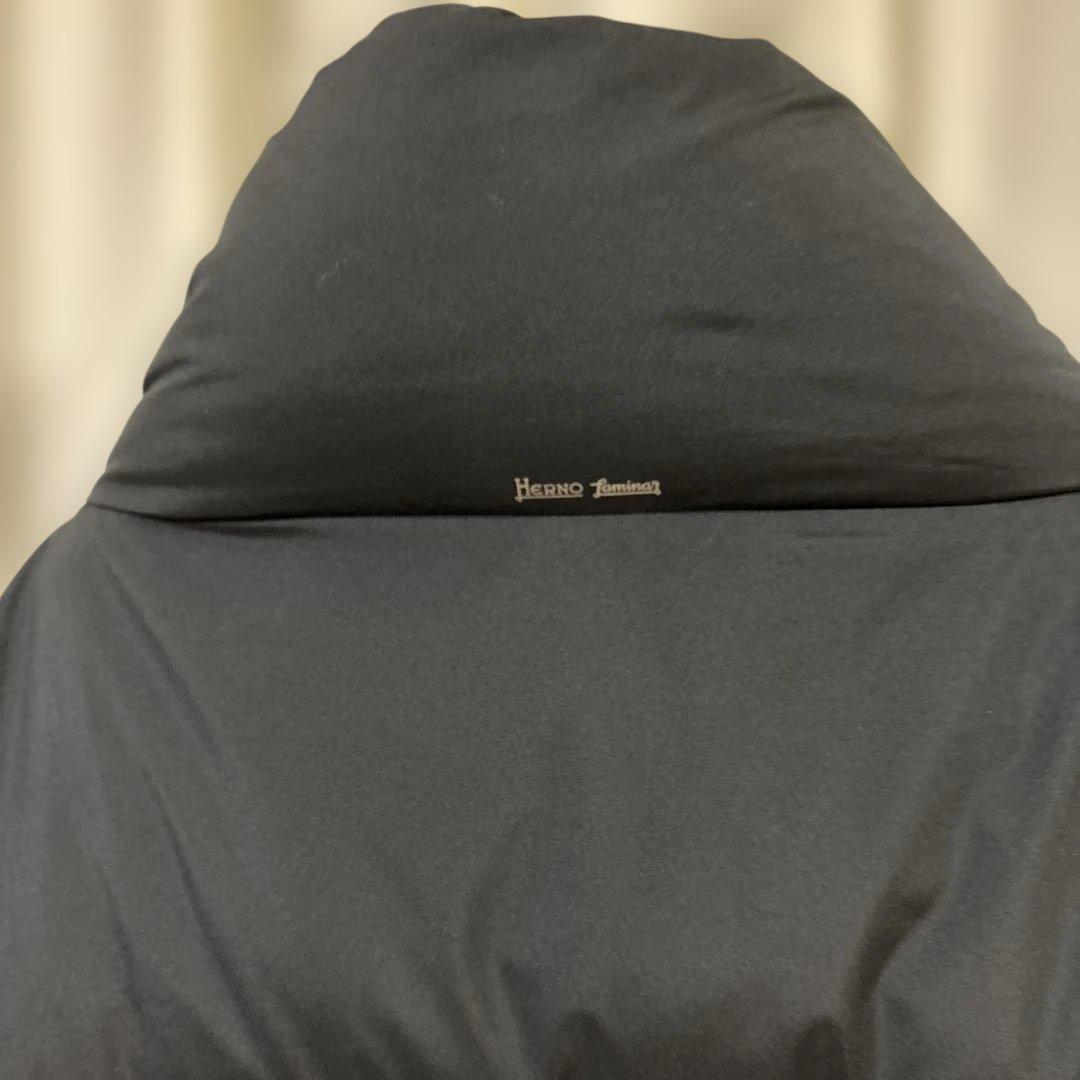 Herno ブラック ロングダウンジャケット