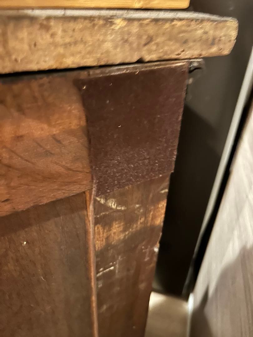 ヴィンテージ ウッド キャビネット フランス ヨーロッパアンティーク食器棚ユーロ