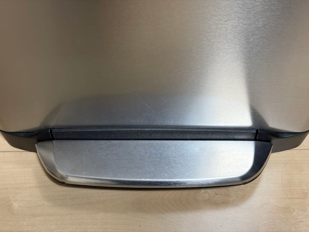simplehuman ステンレス ゴミ箱 38L ソフトクローズ ロック機能付