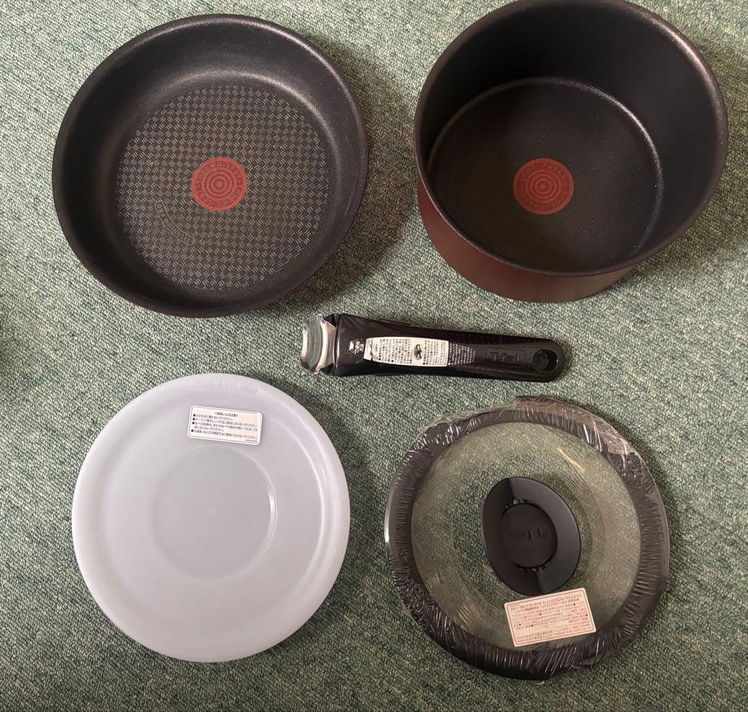 ティファール　インジニオ・ネオ IH スカーレット（IH用）５点