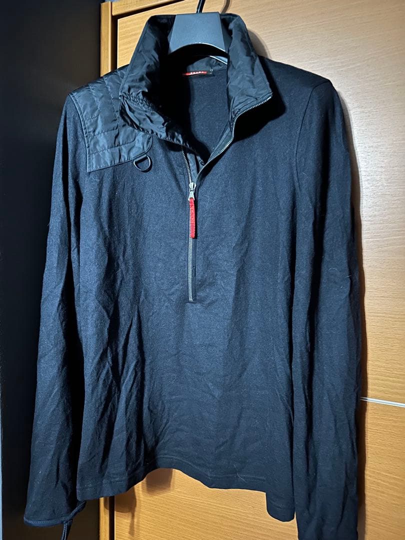PRADA プラダ ハーフ ジップ ニット カットソー プラダスポーツ