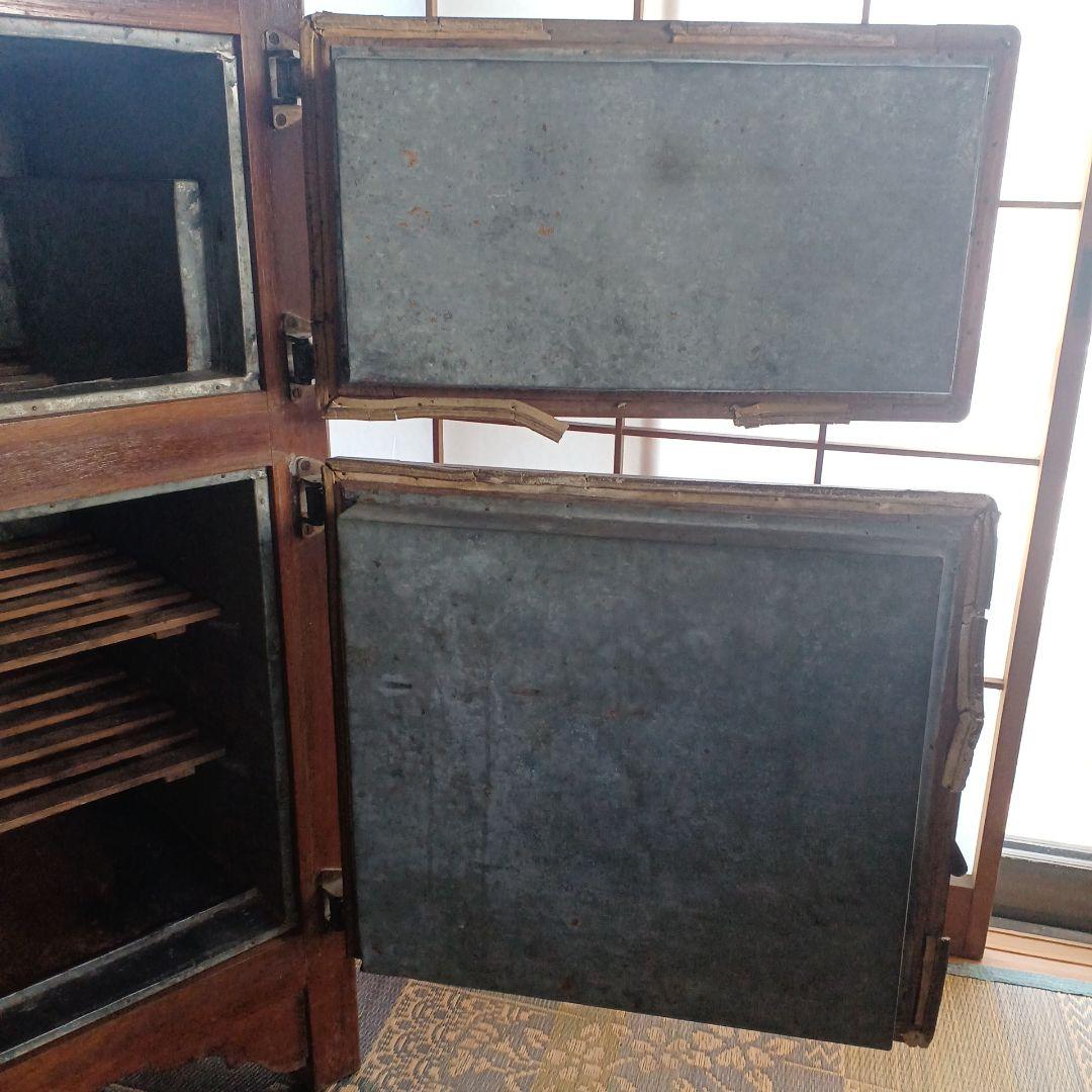 氷　冷蔵庫　レトロ