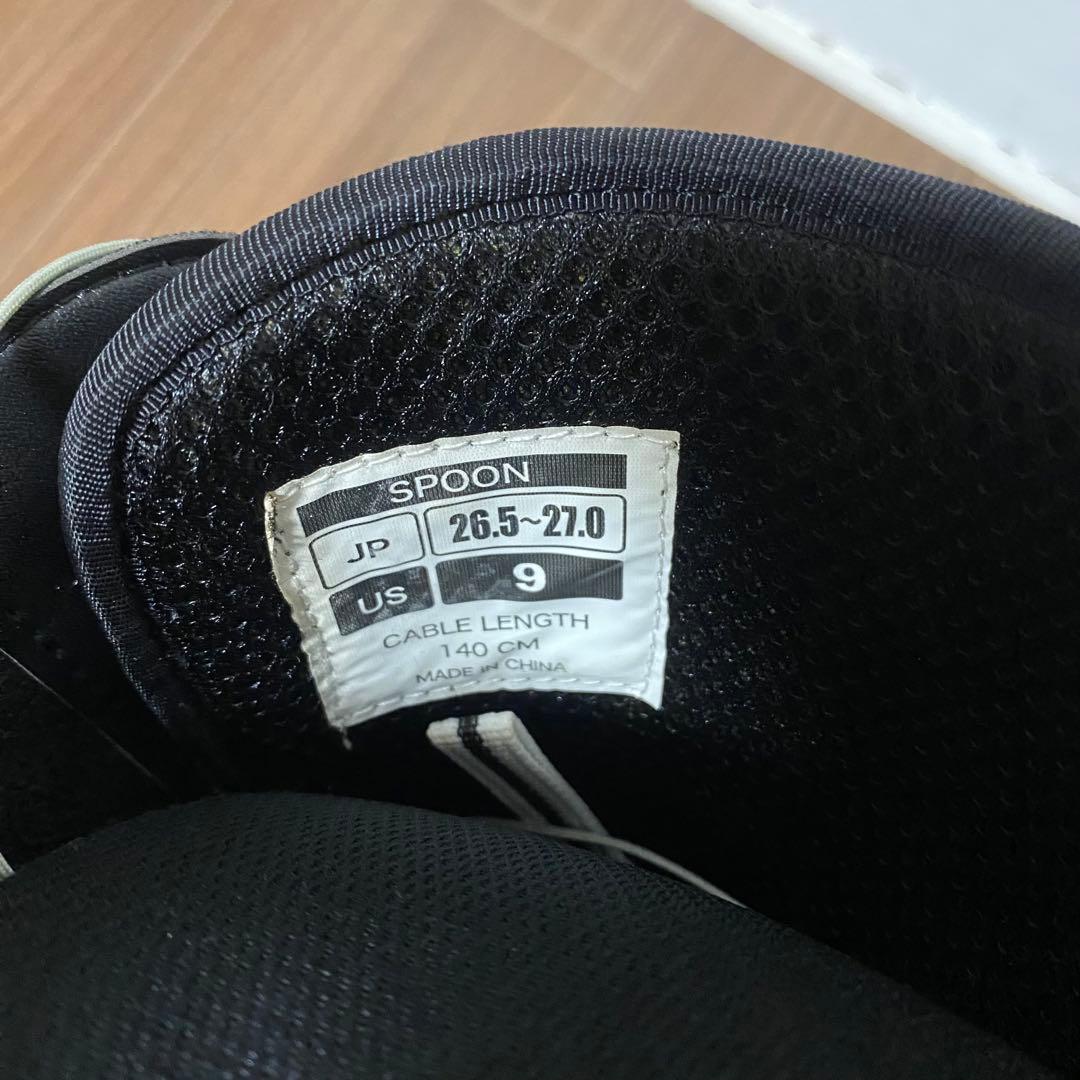 【美品】SPOON スノーボードブーツ BOA ダイヤル 26.5〜27.0cm