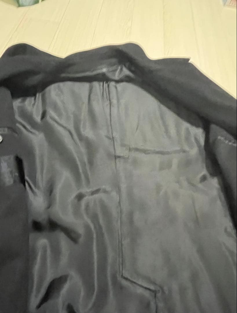 ランバンコレクション パリスシングルトレンチ&フィッシングベスト セット 黒