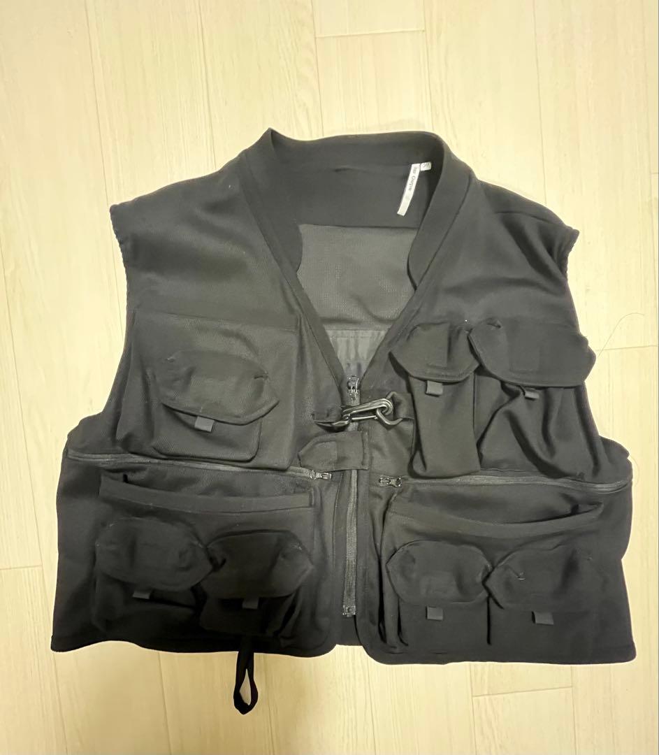 ランバンコレクション パリスシングルトレンチ&フィッシングベスト セット 黒