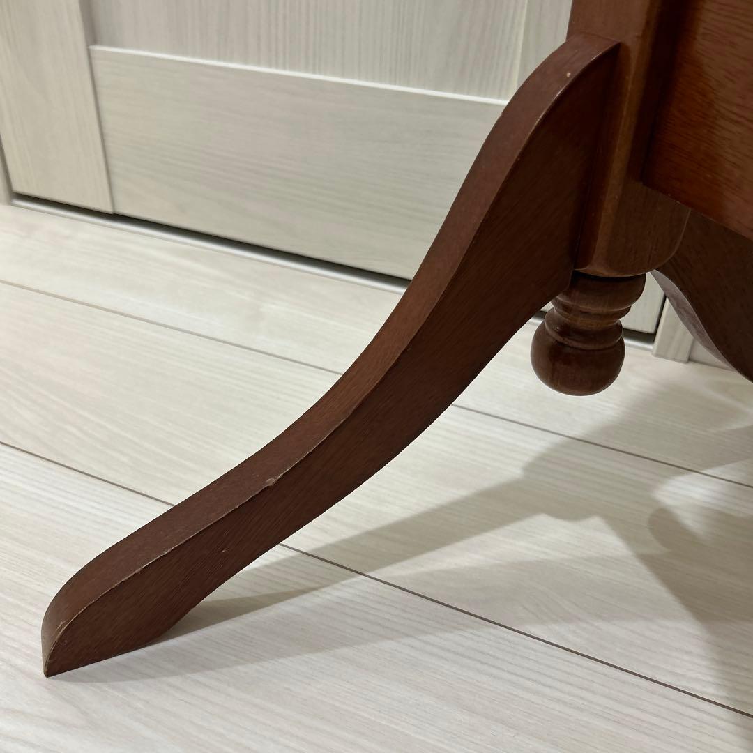 アンティーク調　スタンドミラー・ 姿見・木製・楕円形