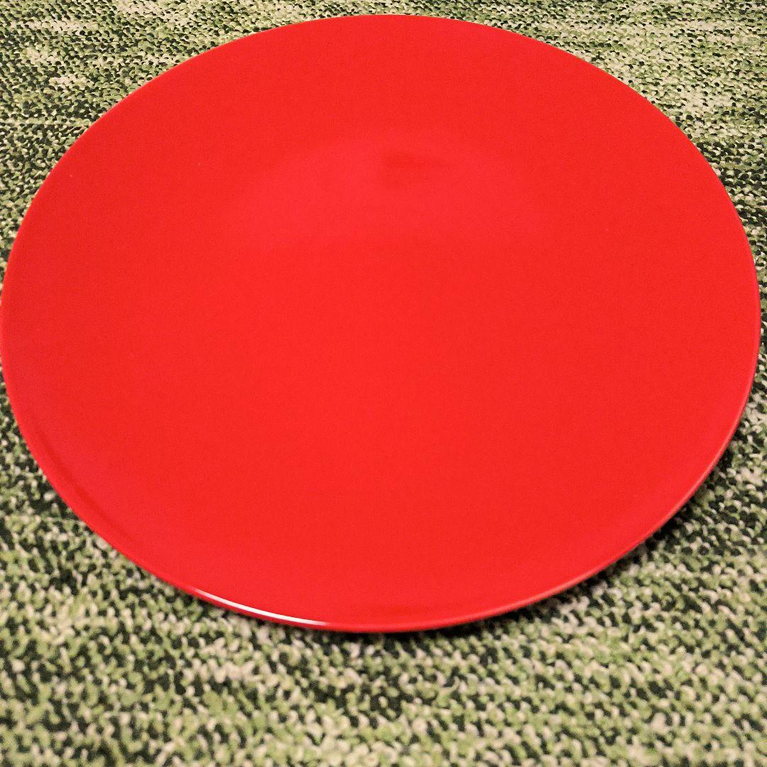 カラフルな大皿（赤　青　黄　ターコイズ）バラ売り可要相談